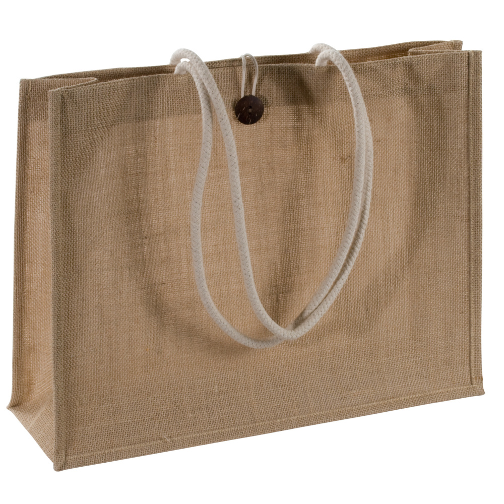 Logo trade promotional products image of: Jute bag KASTAMONU