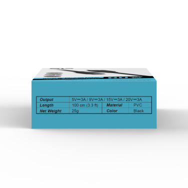 Logo trade promotional merchandise picture of: DATA TRANSFER CABLE LK15CC Type C-C