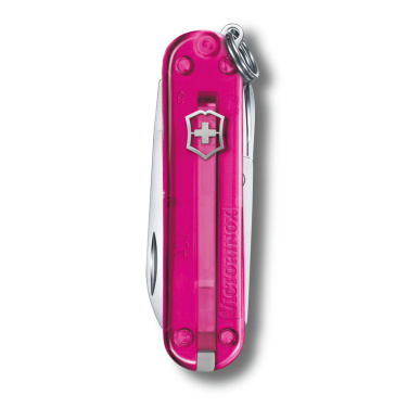 Logo trade promotional giveaway photo of: Pocket knife Classic SD transparent Victorinox