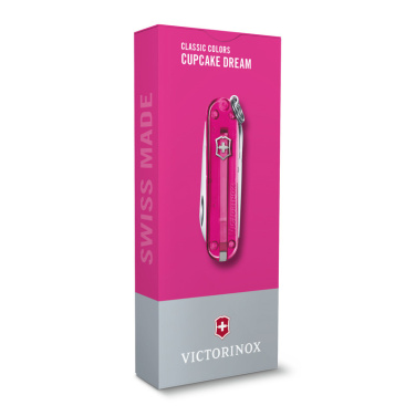 Logo trade promotional products picture of: Pocket knife Classic SD transparent Victorinox
