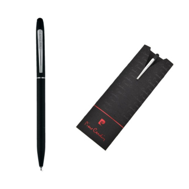 Logo trade business gifts image of: Metal ballpoint pen touch pen ADELINE Pierre Cardin