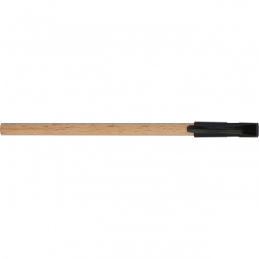 Logo trade promotional item photo of: Wooden ballpen PALMDALE