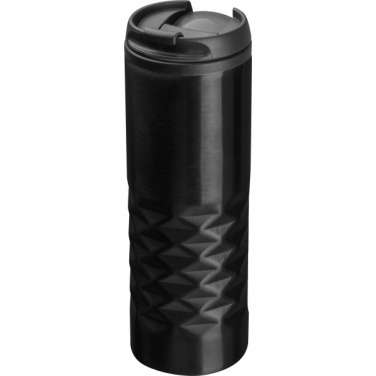 Logo trade promotional giveaway photo of: Thermal stainless steel mug SANTANDER 500 ml