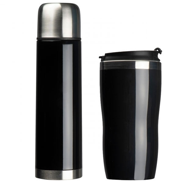 Logotrade promotional item picture of: Set of vacuum flask and drinking cup SPLIT 450 ml