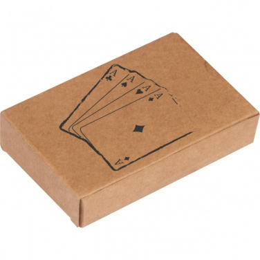 Logo trade promotional products image of: Playing cards NEW CASTLE