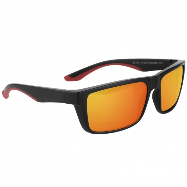 Logo trade promotional item photo of: Sunglasses IRAVADI Schwarzwolf