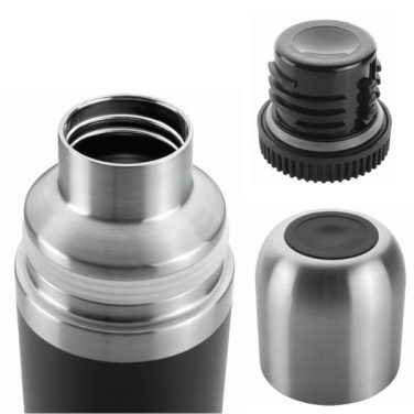 Logotrade corporate gift picture of: Vacuum bottle DINARA Schwarzwolf