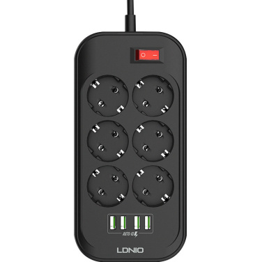 Logotrade promotional items photo of: Power strip with USB ports