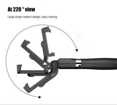 Logo trade promotional merchandise picture of: Selfie stick with tripod, K06