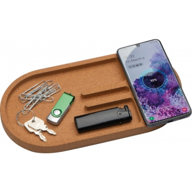 Logo trade promotional gifts image of: Desk organiser with charging station LANCASTER