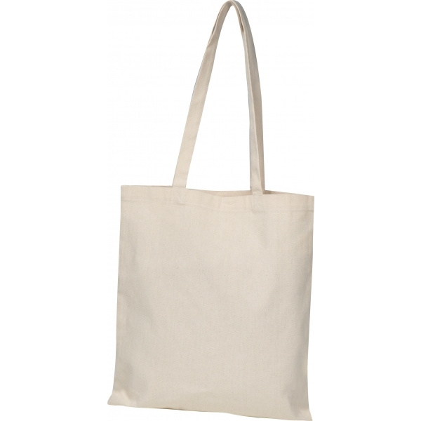 Logo trade promotional gifts image of: Organic cotton bag HONG KONG