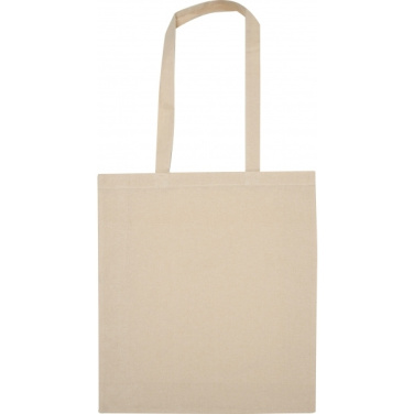 Logo trade advertising products image of: Organic cotton bag with bottom fold INNSBRUCK