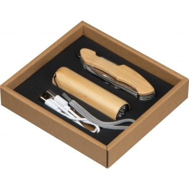 Logotrade promotional product picture of: Set Torch and pocket knife OLDHAM