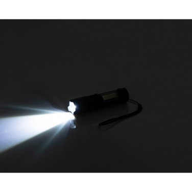 Logo trade promotional gifts image of: Rechargeable flashlight AARHUS