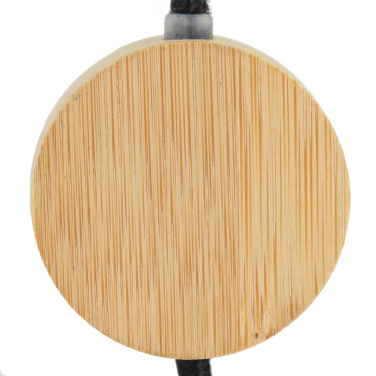 Logo trade advertising products image of: 4in1 long wooden cable with elighted logo for engraving