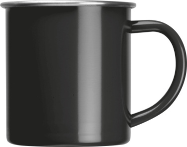 Logo trade corporate gifts image of: Steel cup Trezzo