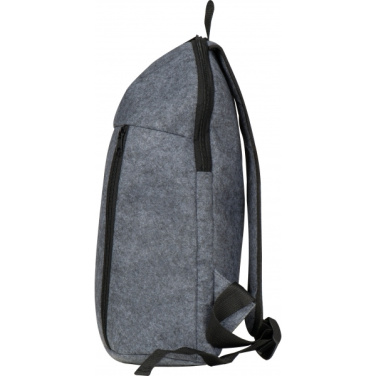 Logo trade promotional giveaways picture of: RPET Backpack Davos