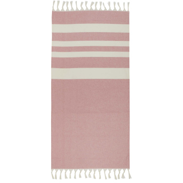 Logo trade promotional merchandise image of: Anders hammam towel 147 x 75.5 cm