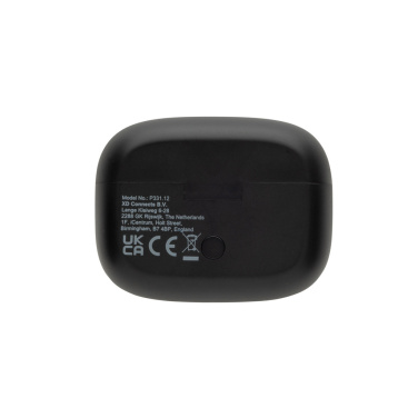 Logo trade advertising products image of: Airtune RCS recycled plastic ANC earbuds with touch screen