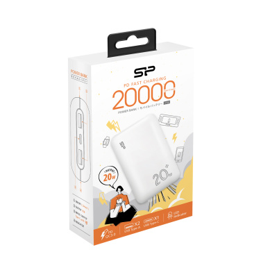 Logo trade promotional gifts image of: Power bank Silicon Power QS58 20000 mAh