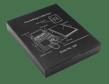 Logo trade promotional merchandise photo of: HERMANO Power Bank Organizer 54713000