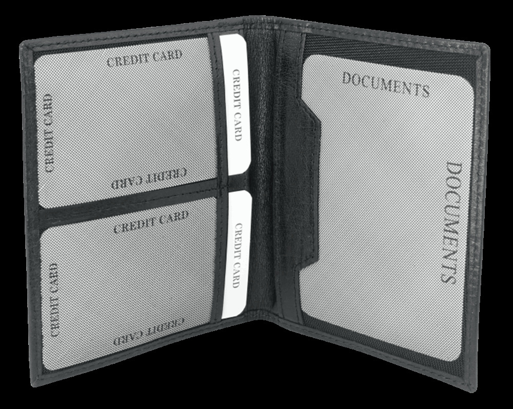 Logo trade promotional giveaways image of: RFID document wallet 20801300
