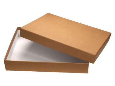 Logo trade promotional items image of: Box laminated with decorative paper (41.5x15.5x4cm) 44903700
