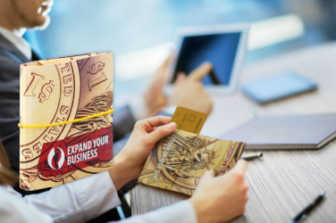 Logotrade promotional giveaway image of: Origami wallet 998117