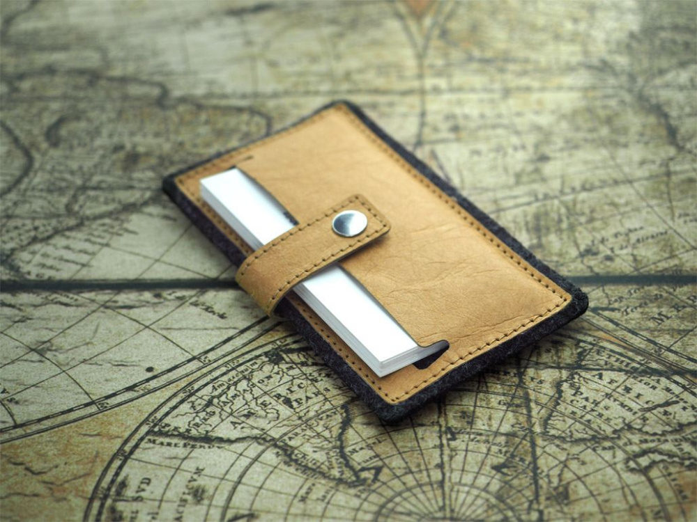 Logo trade promotional items image of: Business card holder 1324140