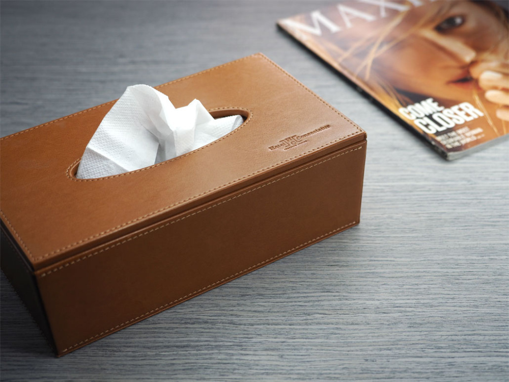 Logo trade corporate gifts image of: Tissue box 992119