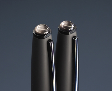 Logo trade business gift photo of: Obsidian stone Pen set 1290036