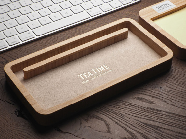 Logotrade advertising products photo of: Wooden desk organiser 1850292