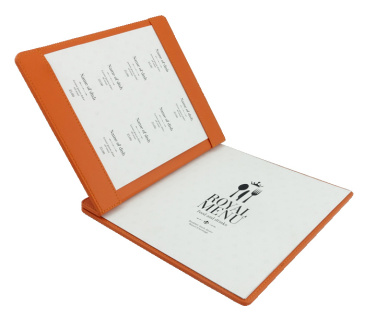 Logo trade advertising products image of: Menu cover 1085119