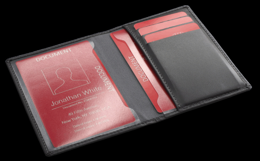 Logo trade promotional items image of: Document wallet 889131