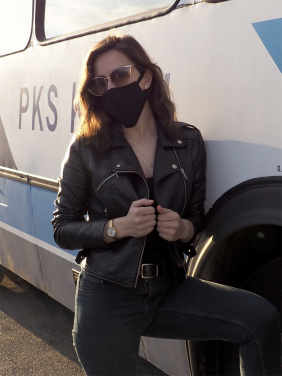 Logotrade corporate gift image of: VENUS PRO cotton face mask with a pocket an HEPA filter 1378165