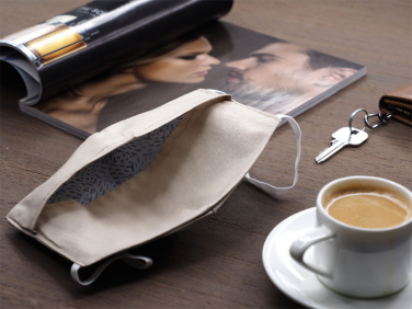 Logotrade promotional gift picture of: VENUS PRO cotton face mask with a pocket an HEPA filter 1378165