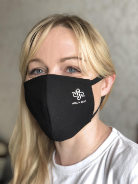 Logo trade advertising products image of: VENUS PRO cotton face mask with a pocket an HEPA filter 1378165