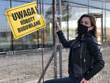 Logo trade promotional giveaways image of: VENUS cotton face mask 1377165