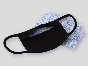 Logo trade promotional giveaways image of: MARS PRO cotton mask (size M) with pocket and HEPA filter 1380165