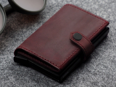 Logotrade promotional giveaway image of: RFID wallet - Hunter Leather 2109284