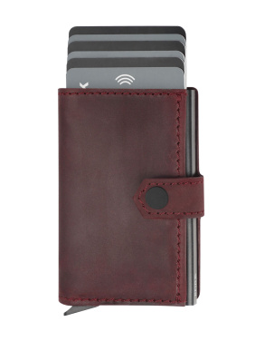 Logotrade promotional item picture of: RFID wallet - Hunter Leather 2109284