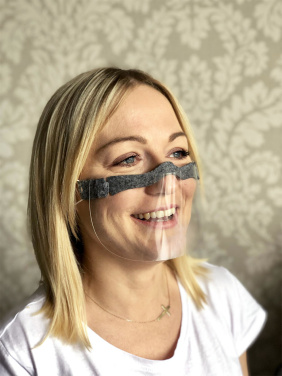 Logotrade business gift image of: HESTIA clear face shield-mask for mouth and nose 1452162