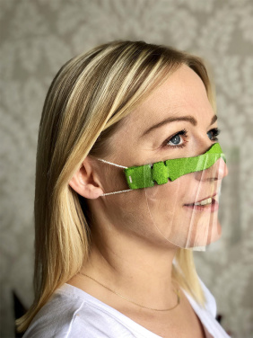 Logotrade promotional gifts photo of: HESTIA clear face shield-mask for mouth and nose 1452162