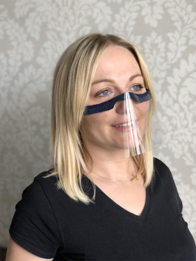 Logo trade promotional product photo of: KALIPSO clear face shield-mask for mouth and nose 1447162