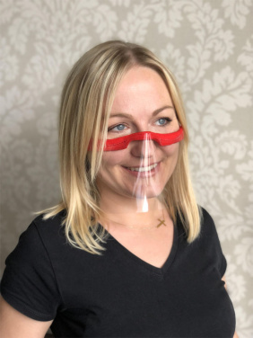 Logotrade promotional gift picture of: KALIPSO clear face shield-mask for mouth and nose 1447162