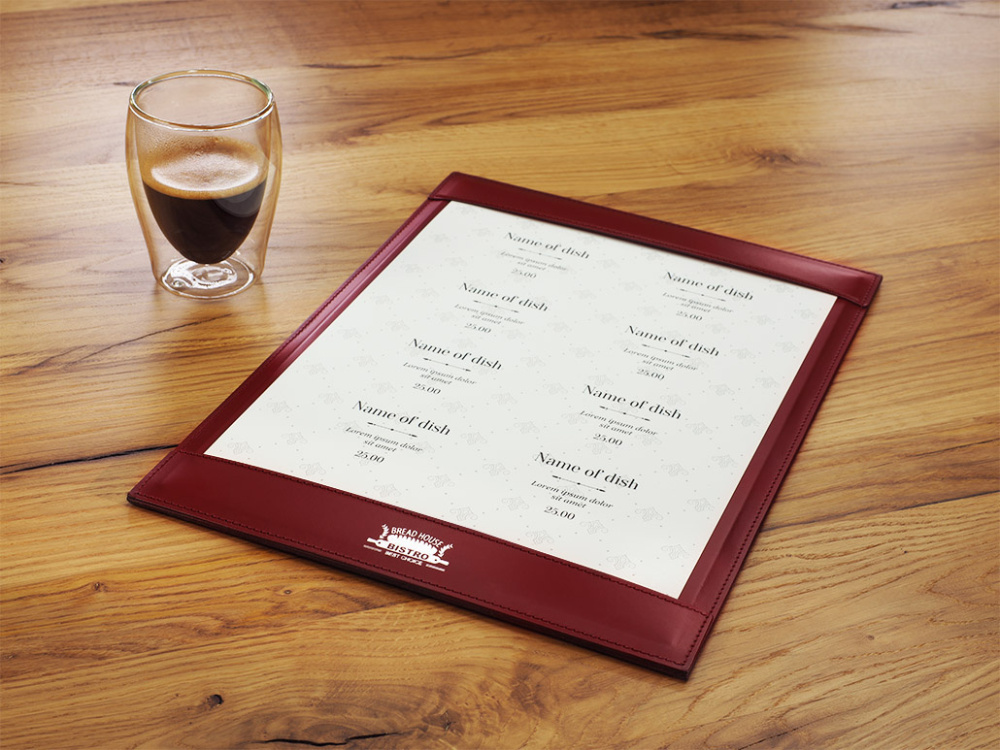 Logo trade corporate gifts picture of: Menu pad 1025094