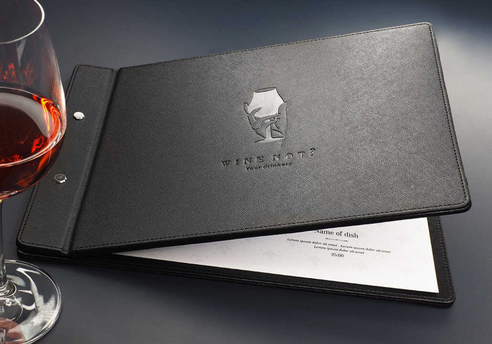 Logo trade advertising products picture of: Menu cover 1083270