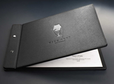 Logo trade business gifts image of: Menu cover 1083270