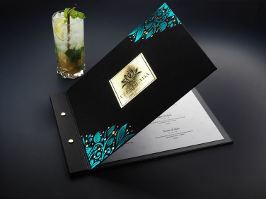 Logo trade promotional giveaway photo of: Menu cover 1681280