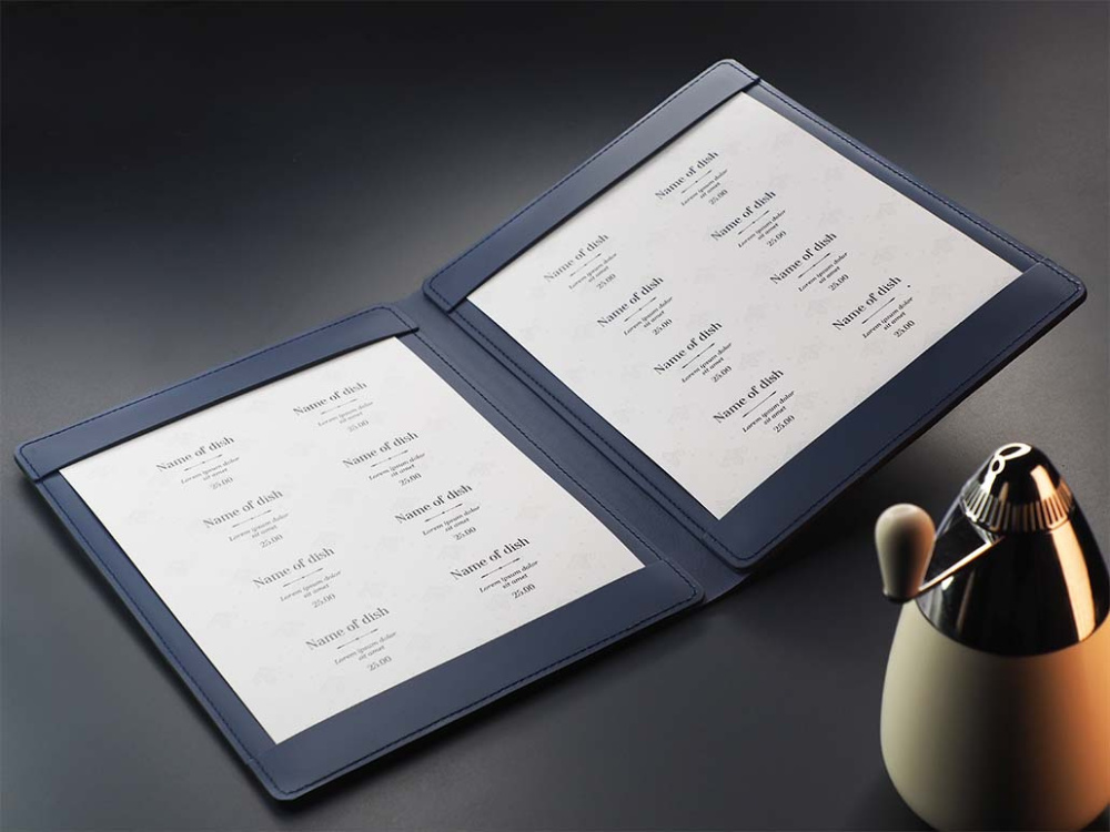 Logotrade promotional item image of: Menu cover Fine Dining 1061243